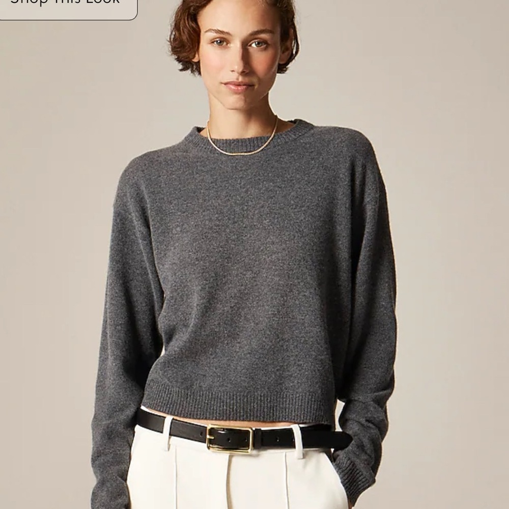 J Crew Perfect cashmere crewneck sweater XXS